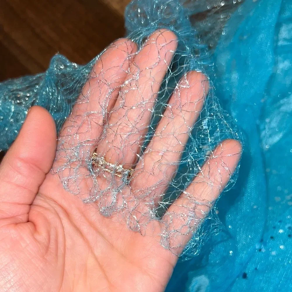 Sparkling Blue Princess Costume for Kids